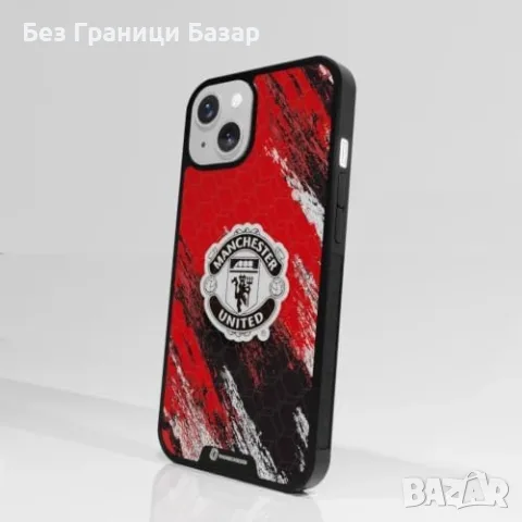 Нов кейс Айфон Manchester United FC Калъф за Apple iPhone 13 Официален 3D Черен, снимка 2 - Калъфи, кейсове - 55960184