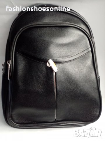 Дамска раница черна изчистена, снимка 1