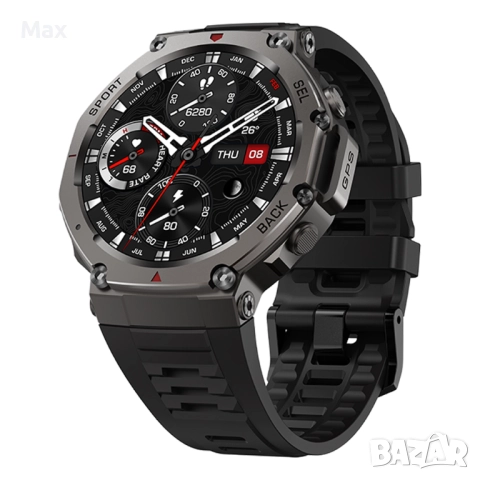 Нов метален смарт часовник DM58, GPS Sports Smart Watch, снимка 2 - Смарт часовници - 52170875