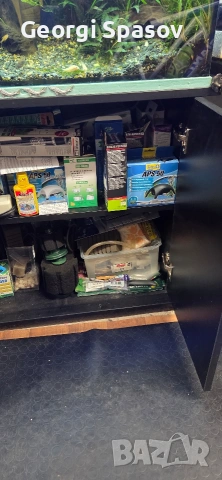 Продавам 110 л.аква с шкаф и всичко, снимка 7 - Рибки - 54024717