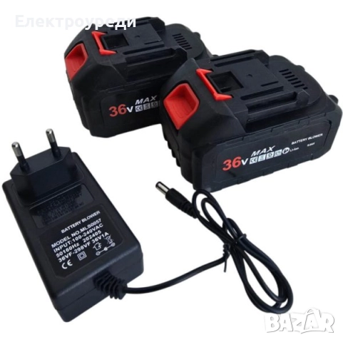 Универсален Мощен Пистолет - Духалка 36V с две батерии мощна духалка за Листа, Кола, Барбекю и др, снимка 6 - Други инструменти - 52411808