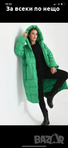 Дамско дълго зимно яке - Налични различни цветове Код LFS134, снимка 4 - Якета - 47685566