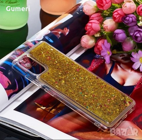 Samsung Galaxy A51 Силиконов воден гръб с брокат , снимка 13 - Калъфи, кейсове - 29934006