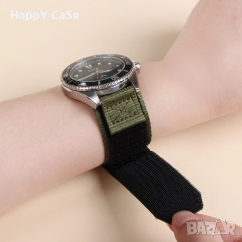 MILITARY Каишка за смарт часовник Huawei Watch/Samsung/Apple/Xiaomi/Garmin/Amazfit/Casio/Honor, снимка 9 - Каишки за часовници - 47855515