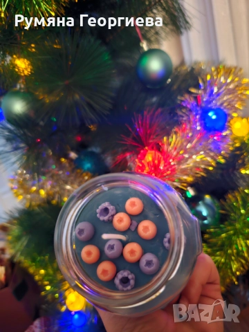 Продавам ръчно изработени коледни свещи, снимка 7 - Ръчно изработени сувенири - 52247460