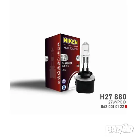 Niken H27W/1 крушка 12 V 27 W