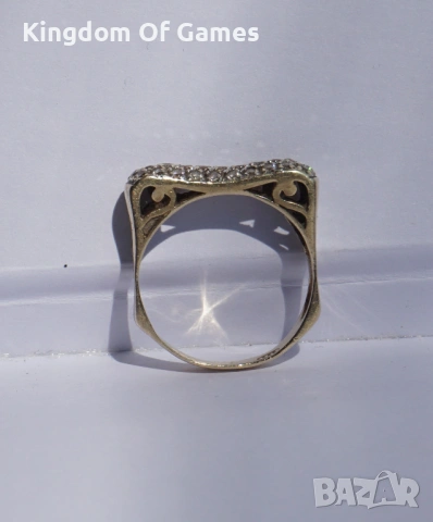 Златен Пръстен 2.4гр 14к, снимка 4 - Пръстени - 54313238