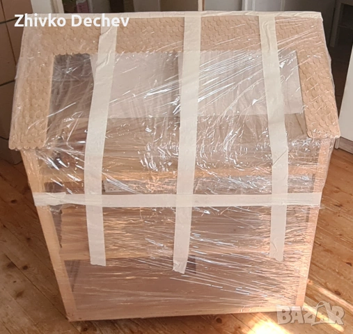 Къща за кукли на колелца от естествено дърво, снимка 4 - Играчки за стая - 53916565