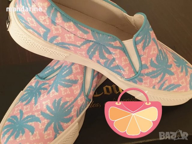 ПРОМО 🍊 JUICY COUTURE 🍊 Оригинални дамски свежи летни обувки PINK & BLUE № 39½ и 40½ нови с кутия, снимка 10 - Дамски ежедневни обувки - 21901522