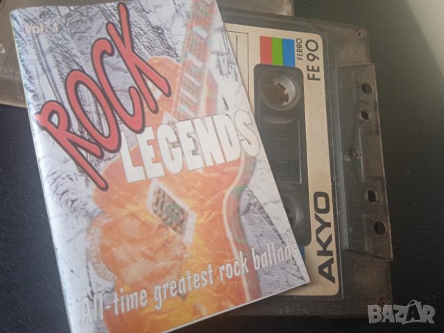 Rock Legends vol. 1 - аудио касета с легендите на Рок музиката, снимка 1 - Аудио касети - 44218366