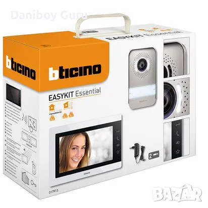 Bticino Easy kit Essential 317913 домофон, интерком, видеодомофон, звънец