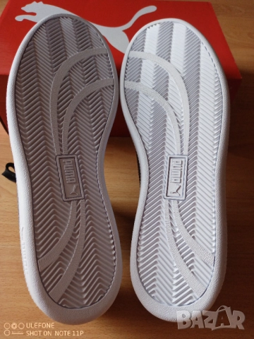 Оригинални кожени маратонки Puma Up Black номер 42, снимка 4 - Маратонки - 52592995