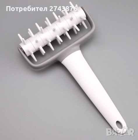  ВАЛЯК С ШИПОВЕ ЗА ПЕРФОРАЦИЯ НА ТЕСТО, снимка 5 - Аксесоари за кухня - 42691905