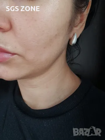 Сребърни Обеци 925, снимка 4 - Обеци - 49633135