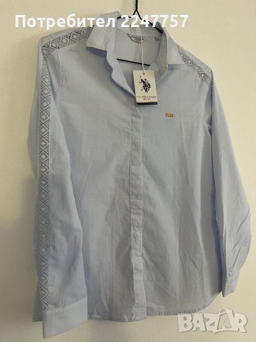 Нова риза U.S. Polo размер 36, снимка 1 - Ризи - 42836267