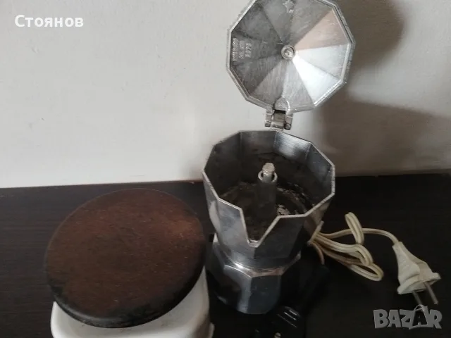 Българско котлонче 400W-1983г. с малка кафеварка., снимка 5 - Кафемашини - 56056937