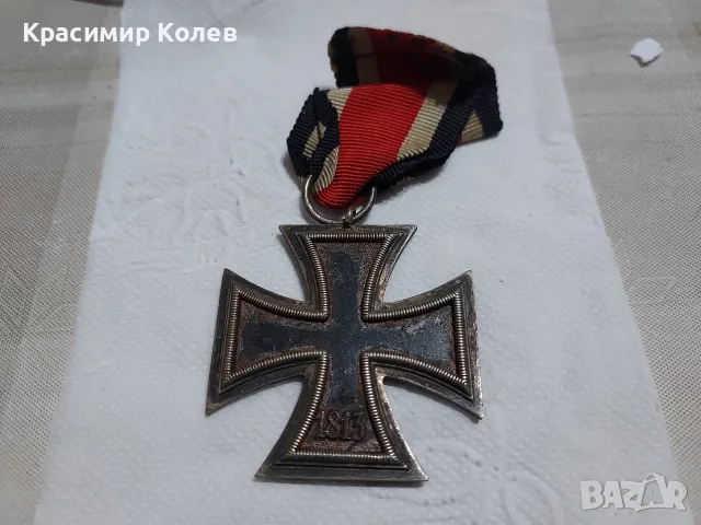 WW2 Немски железен кръст 1813 - 1939 г, снимка 3 - Колекции - 56261121
