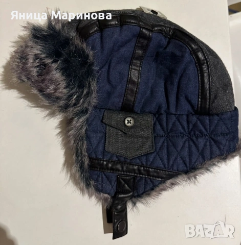 Next шапка /ушанка за момче 5-6 годинк , снимка 2 - Шапки, шалове и ръкавици - 53048112