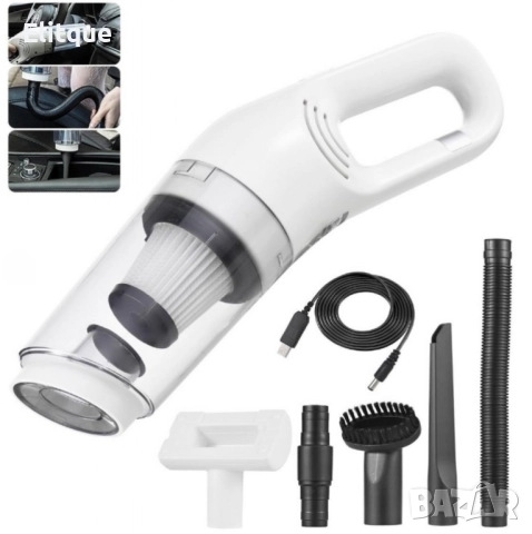 Преносима многофункционална ръчна прахосмукачка за дома и автомобила, снимка 4 - Прахосмукачки - 52742964