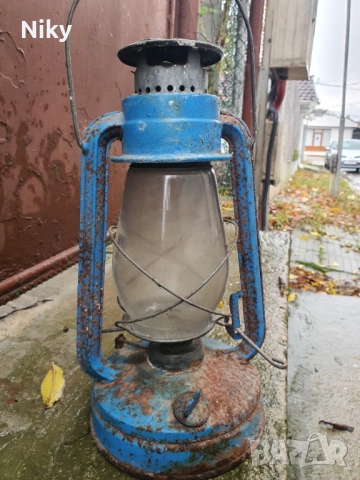 Стар газов фенер , снимка 4 - Антикварни и старинни предмети - 52342455