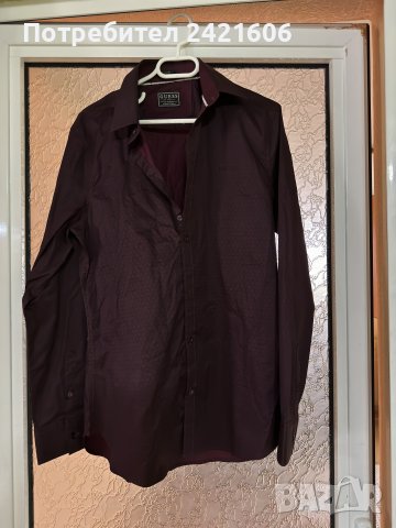 L Slim Fit мъжка риза GUESS, снимка 2 - Ризи - 38815294