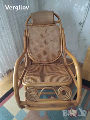 Люлеещ се стол , снимка 2 - Столове - 50947616