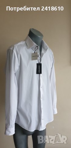 Strellson Slim Fit Cotton Mens Size 41/L 16 НОВО! ОРИГИНАЛ! Мъжка Риза!, снимка 6 - Ризи - 42829282