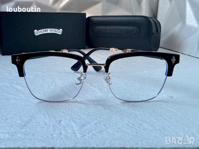 CHROME HEARTS прозрачни слънчеви,диоптрични рамки очила за компютър, снимка 3 - Слънчеви и диоптрични очила - 44685744