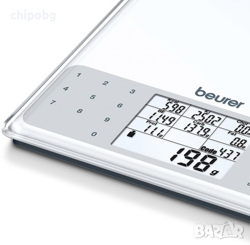 Везна, Beurer DS 61 nutritional analysis scale; Nutritional and energy values for 950 saved foods (k, снимка 2 - Електронни везни - 38423772