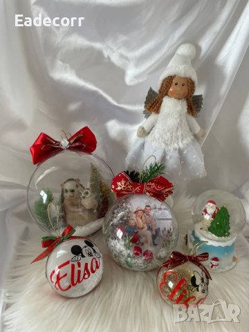 Коледни топки със снимка , снимка 4 - Коледни подаръци - 42909367