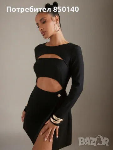 Асиметрична пола с цепка, снимка 4 - Поли - 50225304