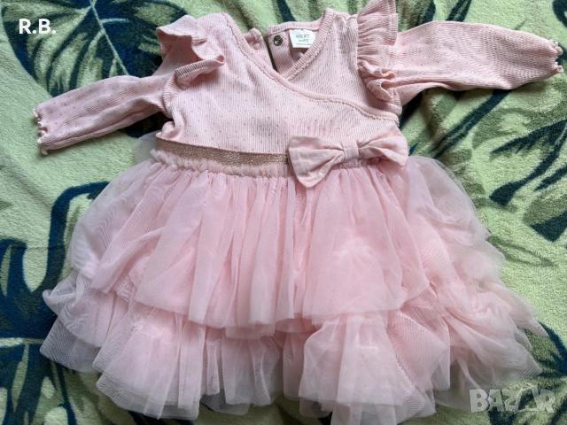 Бебешка рокля Next, размер 3-6 месеца, снимка 10 - Бебешки рокли - 53909483