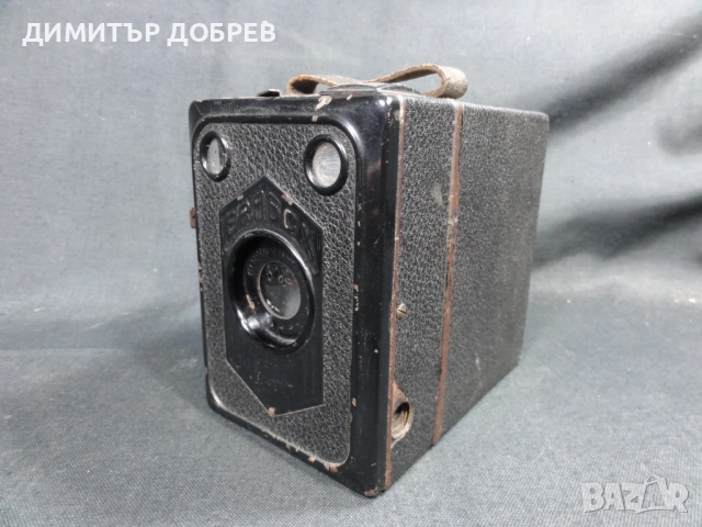 СТАР РЕТРО ФОТОАПАРАТ ZEISS IKON ERABOX BOX CAMERA GERMANY, снимка 2 - Антикварни и старинни предмети - 52673849