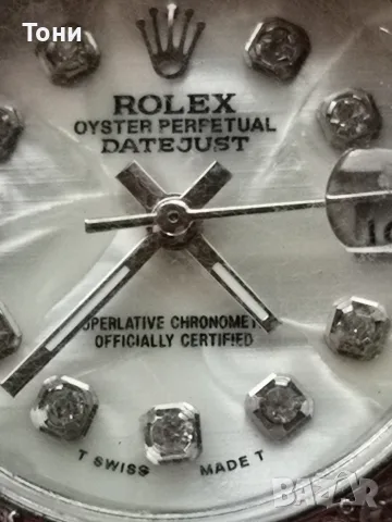 Rolex datejust дамски 31мм. автоматик, снимка 2 - Дамски - 56506431