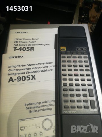 Onkyo A 905X+T405R, снимка 2 - Аудиосистеми - 40511688