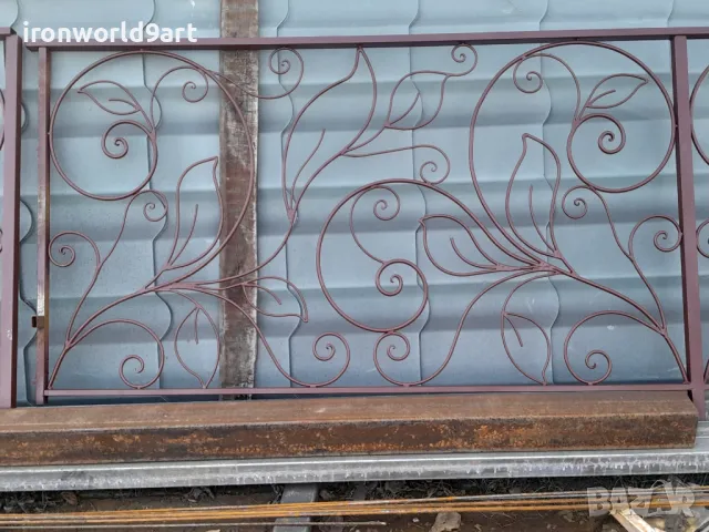 Парапети за стълбища и тераси от ковано желязо