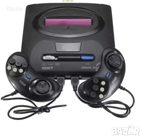 DATA FROG Y2 ретро конзола – 900+ Sega MD игри, 2 безжични джойпада, снимка 3 - Други игри и конзоли - 54016871