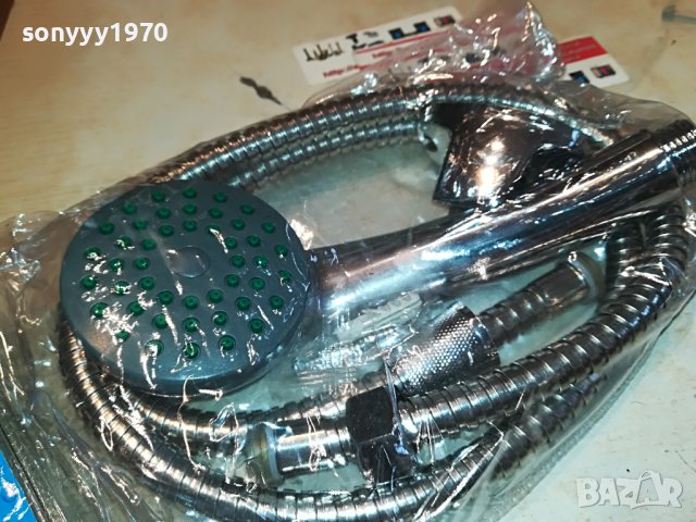 комплект за душ слушалка с маркуч и държач за стена 0501231831, снимка 4 - Душове - 39202714