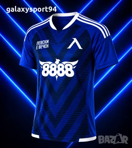 New Футболна Mъжка Тeниска ЛЕВСКИ 8888 LEVSKI SOFIA new season, снимка 2 - Футбол - 55971764