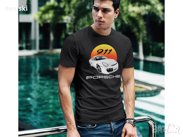  Мъжка тениска PORSCHE ПОРШЕ 4 модела, снимка 3 - Тениски - 28160760
