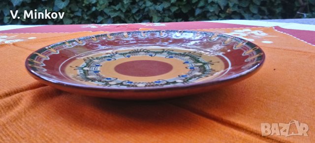 Декоративна керамична чиния, снимка 3 - Декорация за дома - 34326949