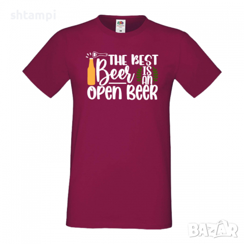 Мъжка тениска The Best Beer Is An Open Beer,Бира,Бирфест,Beerfest,Подарък,Изненада,Рожден Ден, снимка 11 - Тениски - 36387608