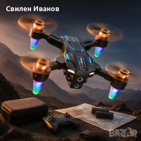 8K Дрон A22 с двойна ESC камера и вграден екран, снимка 9 - Дронове и аксесоари - 51109193