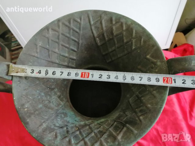 Огромен Старинен Съд , Амфора , Ваза , Кашпа 19 Век., снимка 8 - Антикварни и старинни предмети - 42275184