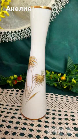 Ваза със златни палми, снимка 3 - Вази - 50374065