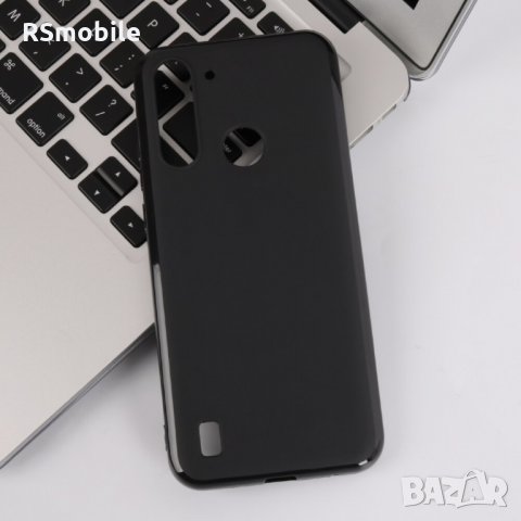 Motorola Moto G8 Power Lite - Черен Силиконов Кейс Гръб