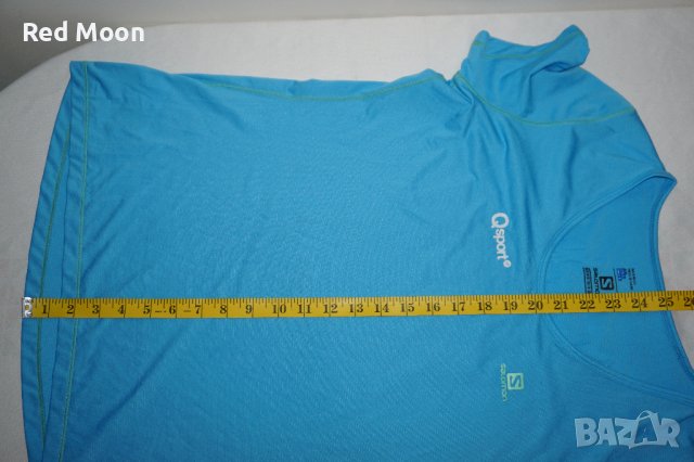 Дамска Спортна Тениска Salomon Born To Sweat Размер L, снимка 16 - Тениски - 42193508