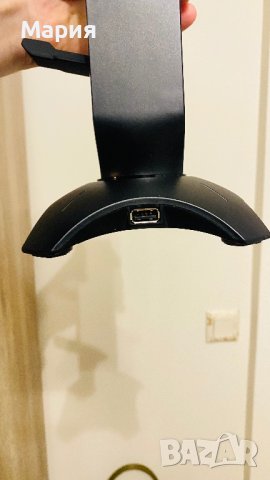 Mouse bungee/бънджи за мишка Canyon - водач за кабел на мишка със стойка за слушалки, снимка 5 - Клавиатури и мишки - 44343616