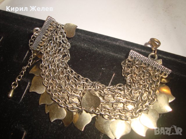 МЕСИНГОВИ ЗЛАТИСТИ СЪРЧИЦА БОГАТО УКРАСЕНА ГРИВНА За ГЛЕЗЕН ЗВЪНТЯЩА 3631, снимка 4 - Гривни - 30665876