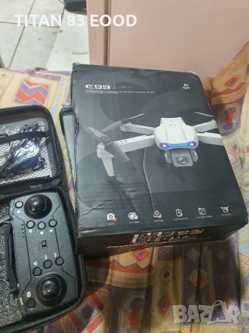 Дрон с 4К HD камера E99 Drone Pro, снимка 6 - Дронове и аксесоари - 44672162